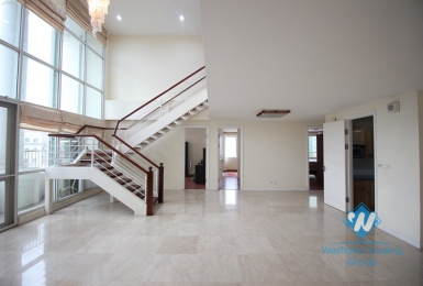 Spacious duplex apartment with 5 bedrooms for rent in Ciputra
